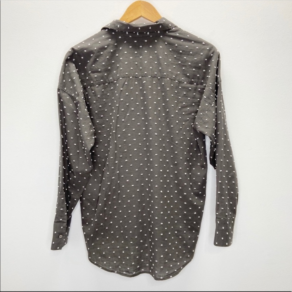 ATM Anthony Thomas Melillo Clip Dot Boyfriend Top - Picture 6 of 8